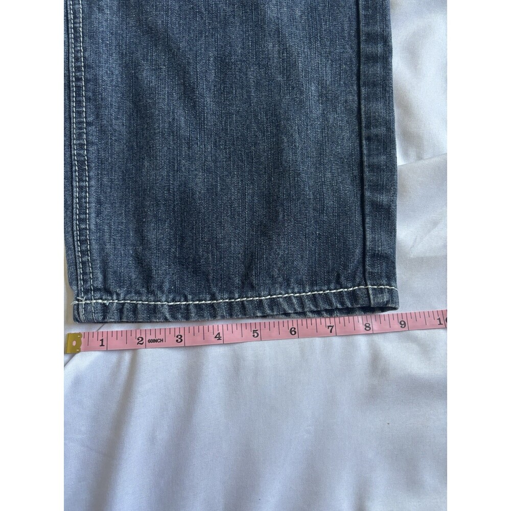 Southpole premium vintage loose fit embroidery jeans y2k style Size 36 - Picture 15 of 15
